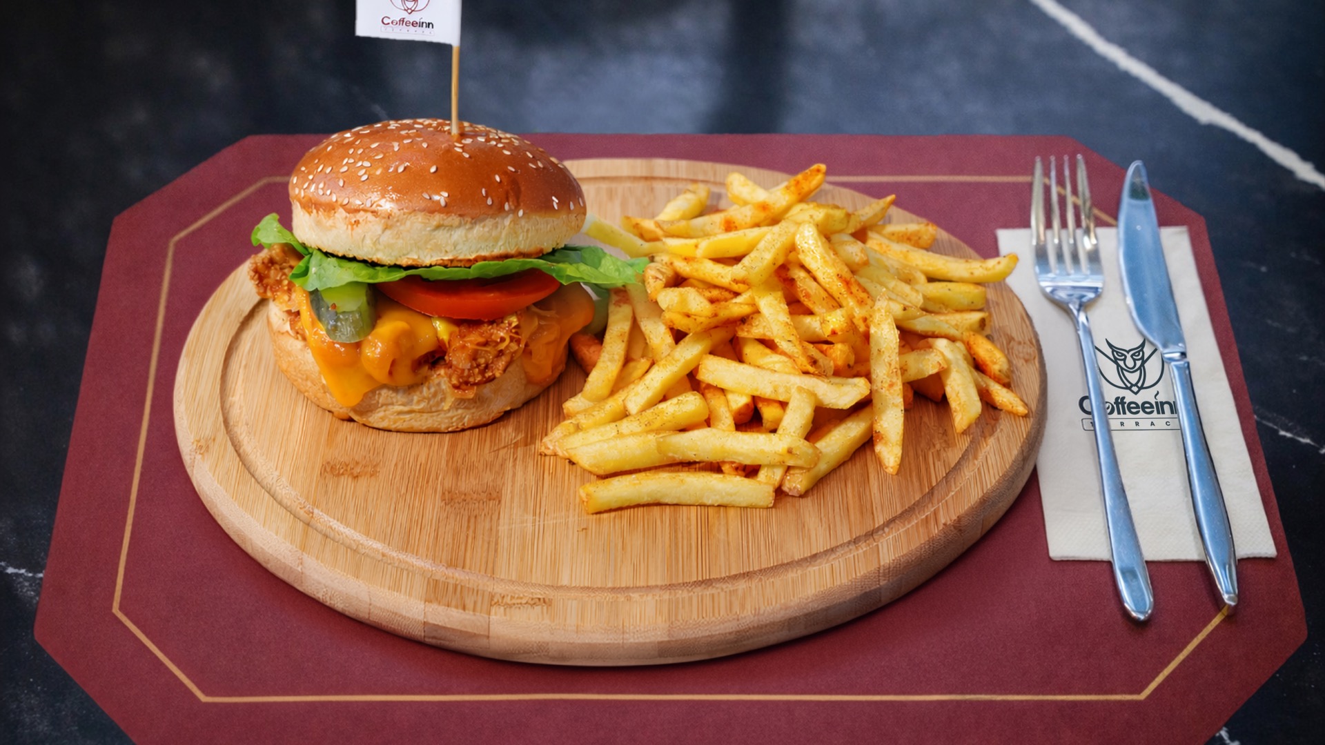 TAVUKBURGER & PATATES CİPS MENÜ