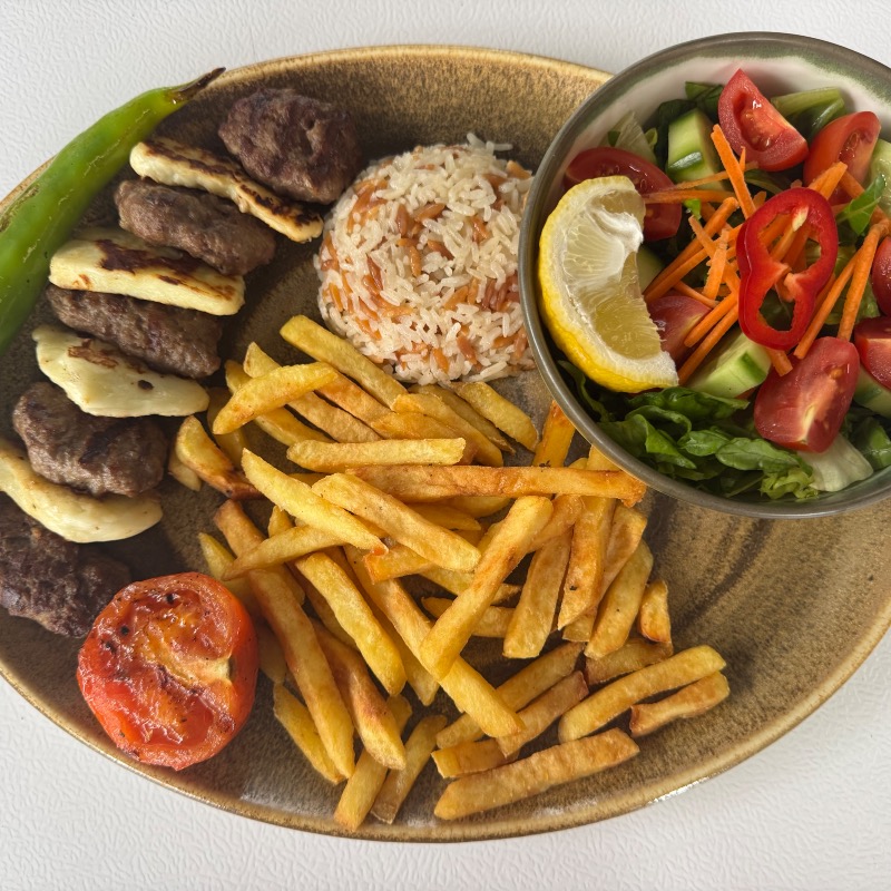 HELLİMLİ IZGARA KÖFTE MENÜ