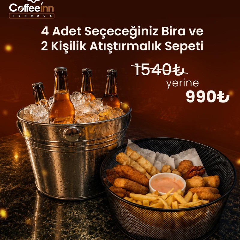 4 BİRA + ATIŞTIRMALIK SEPETİ